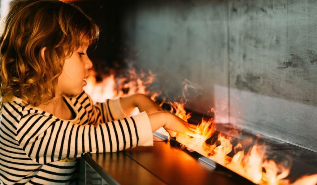Elektrische Haard met Verwarming