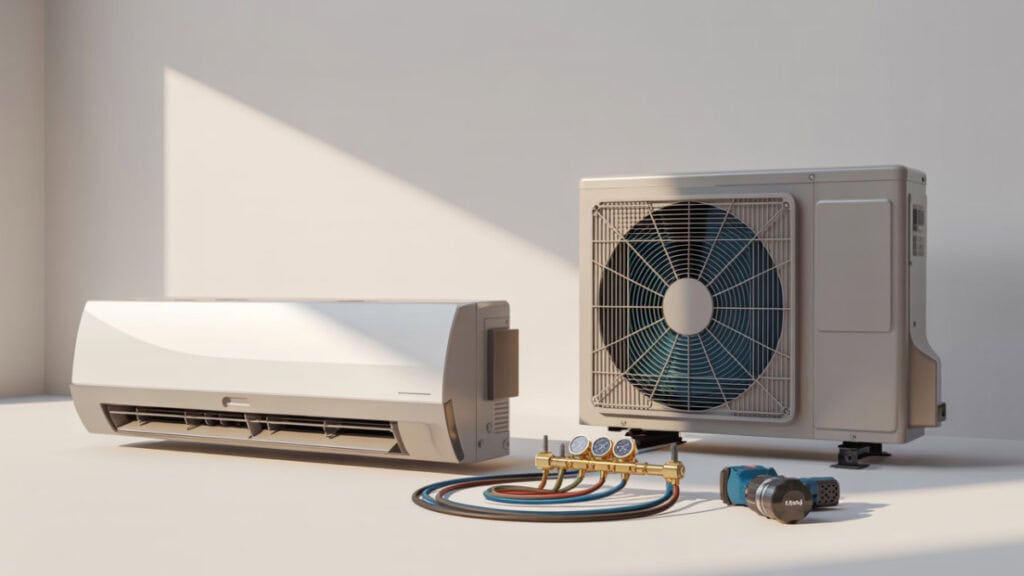 Split airco