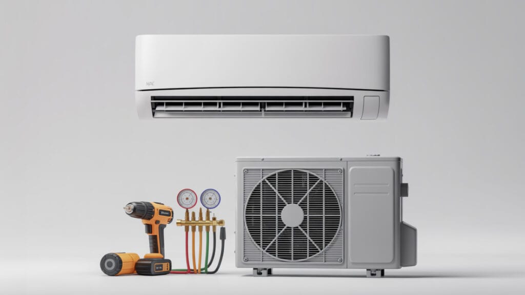 Split airco