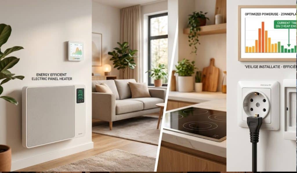 Elektrisch verwarmen, energie en slimme oplossingen in huis
