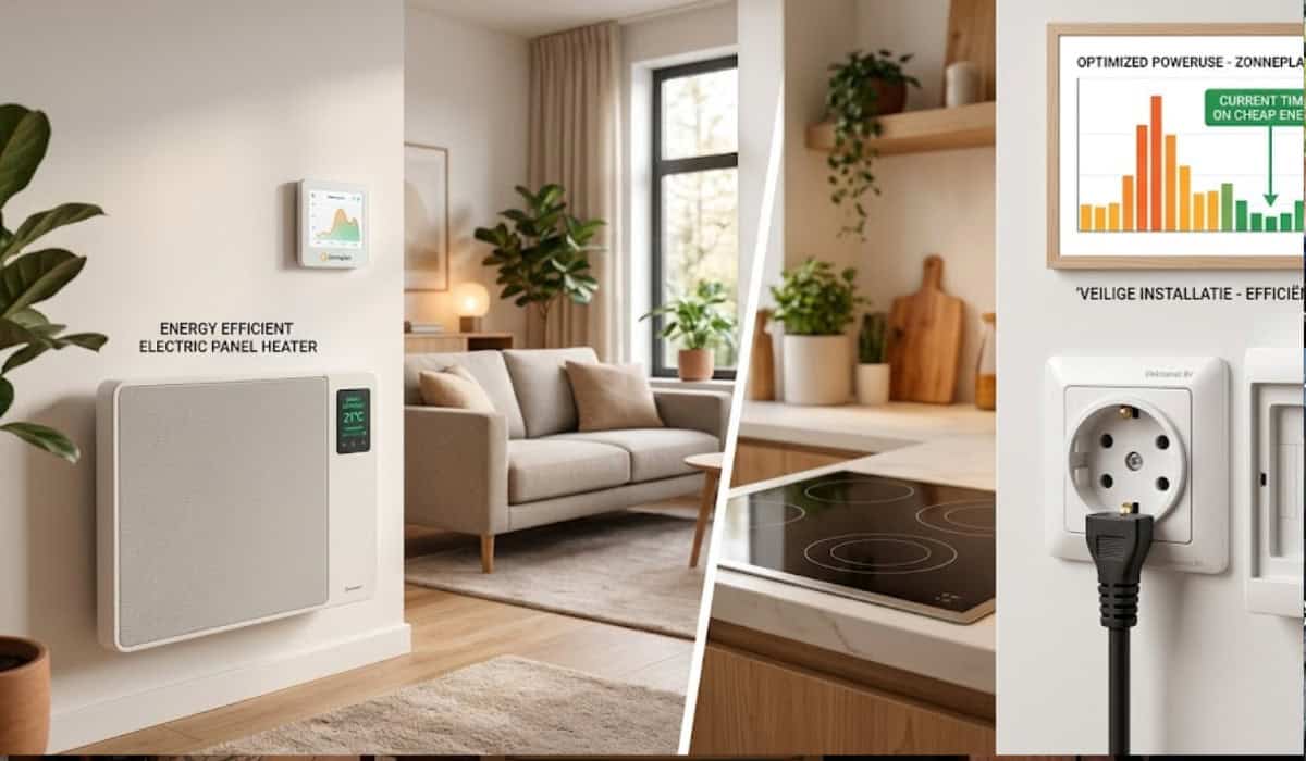 Elektrisch verwarmen, energie en slimme oplossingen in huis