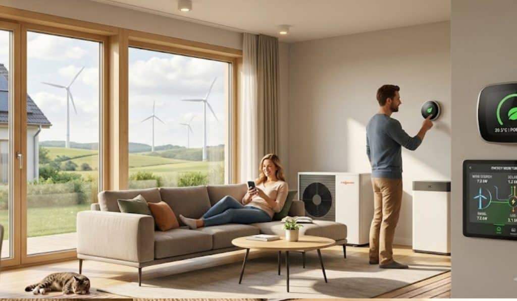 Slim omgaan met energie en verwarming in een duurzame woning