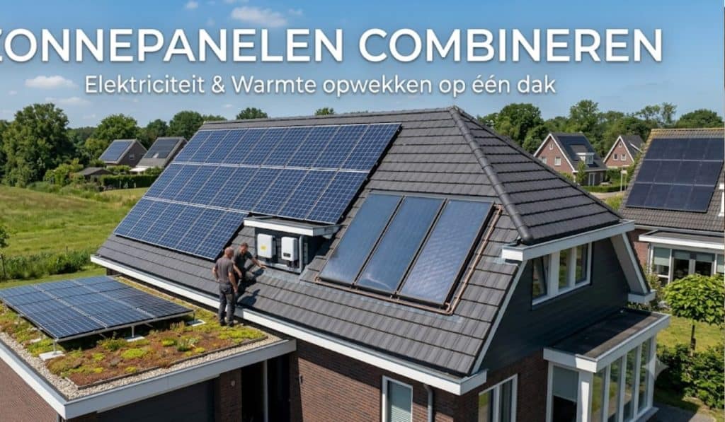 Zonnepanelen combineren