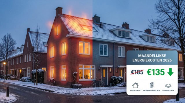 Energie besparen begint bij isolatie: dit levert het op