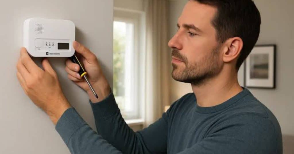 Koolmonoxide melder installeren: de complete gids voor slaapkamer, woonkamer en cv-ketel