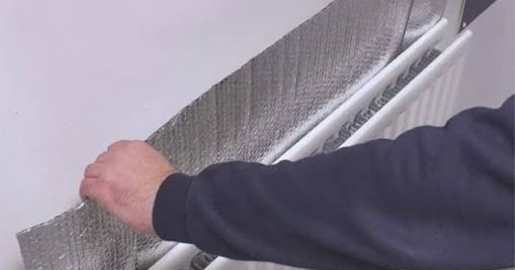 Radiatorfolie besparing