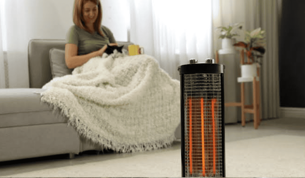 Elektrische kachel met zonnepanelen